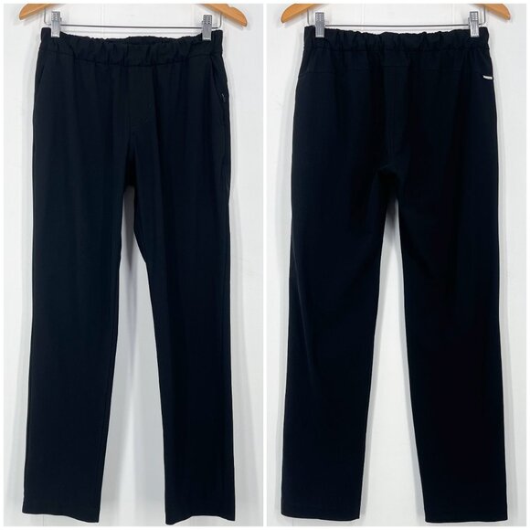 Vuori Miles Ankle Pant Mid Rise Stretch Knit Active Athleisure Size Small Black - Picture 16 of 16